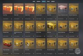 All current CS2 cases and their contents